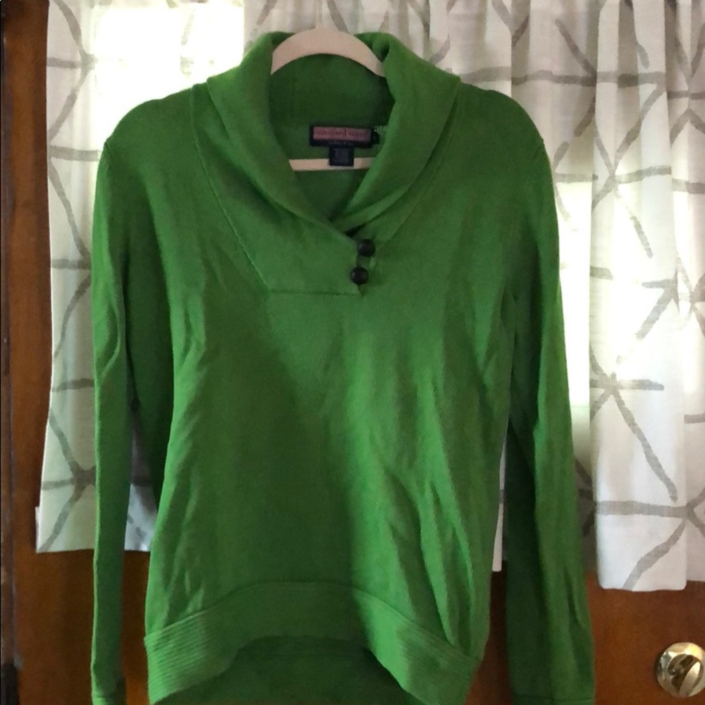 Vineyard Vines Kelly Green Ladies Sweater